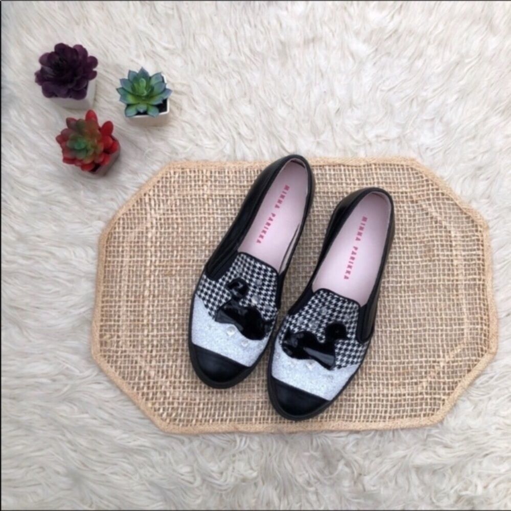 Minna Parikka Houndstooth Duck Loafers Size 42